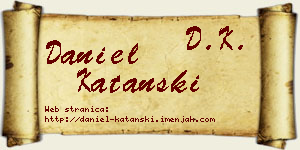 Daniel Katanski vizit kartica